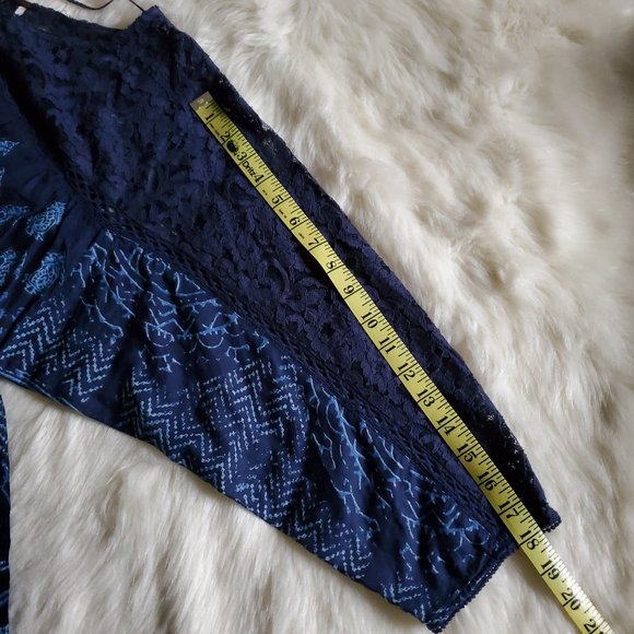 Free People Sun Daze Indigo Minidress Size S/M NWT - Picture 16 of 16